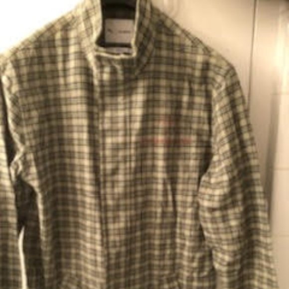 RARE SAMPLE BY PUMA X HAN KJOBENHAVN CHECK PLAID LONG JACKET SIZE M - Picture 1 of 8